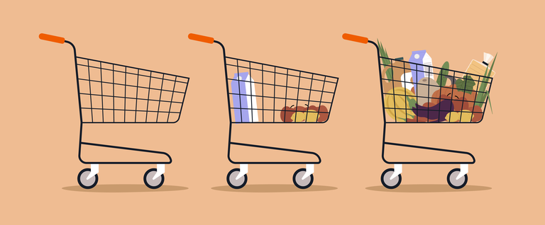 Pessoa segurando verduras e frutas frescas em um mercado, simbolizando a segurança alimentar no Brasil