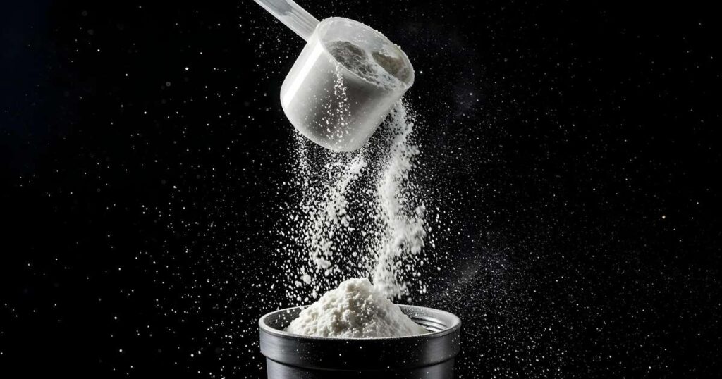Atletas utilizando creatina para melhorar o desempenho físico