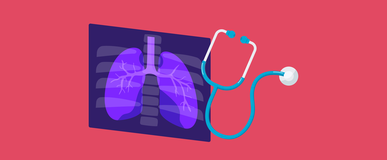 Paciente com DPOC realizando exercícios de fisioterapia respiratória